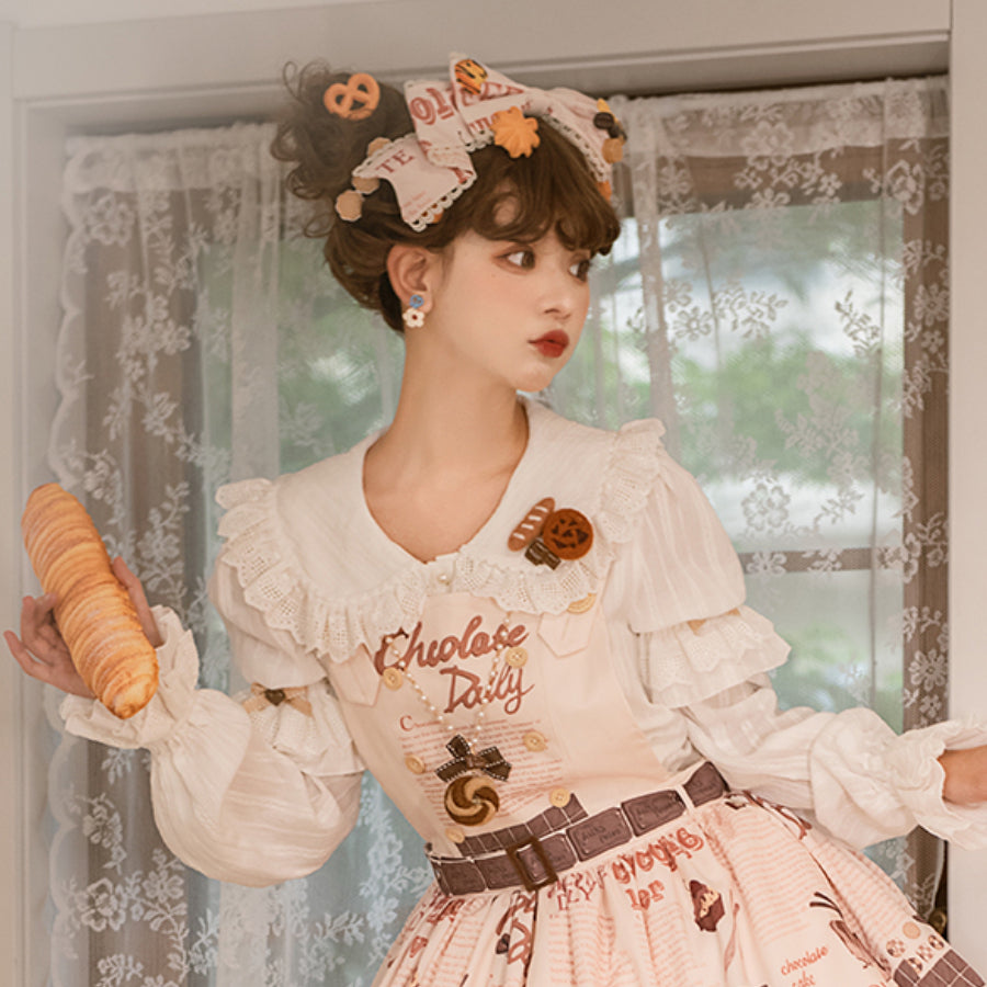 Chocolate Daily Sweet and Lovely Lolita Short Sleeve Shirt