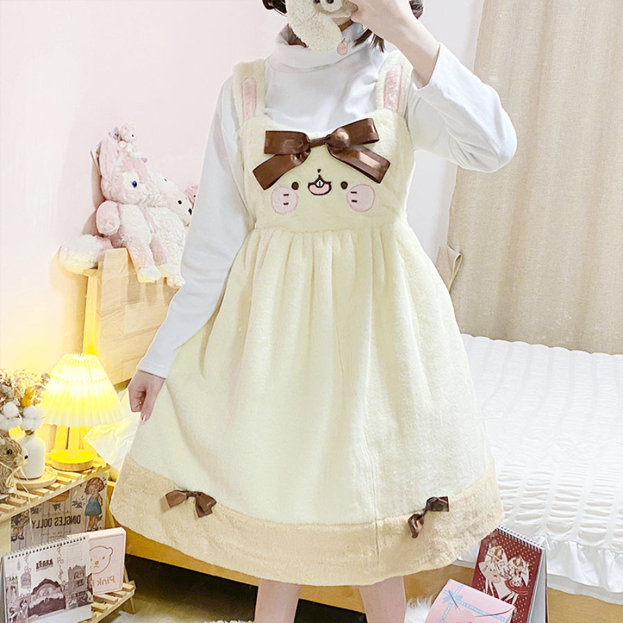 Sweet and Lovely Lolita Woolen Jumper Skirt