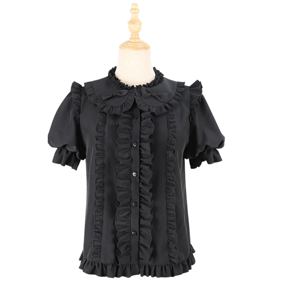 Summer Elegant Lolita Short-sleeved Shirt