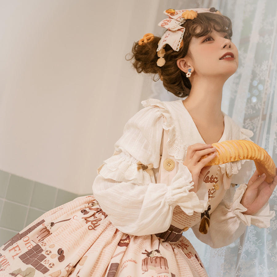 Chocolate Daily Sweet and Lovely Lolita Short Sleeve Shirt