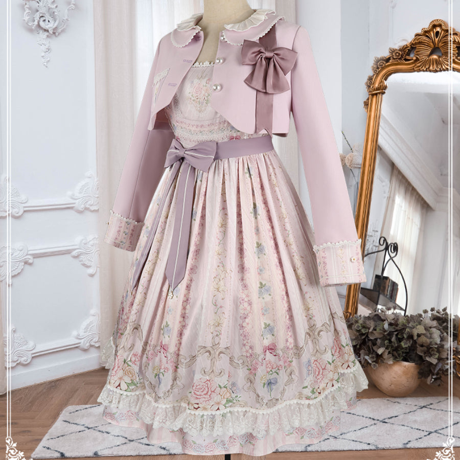 Daily Elegant Lolita A Line Jumper Skirt Sets