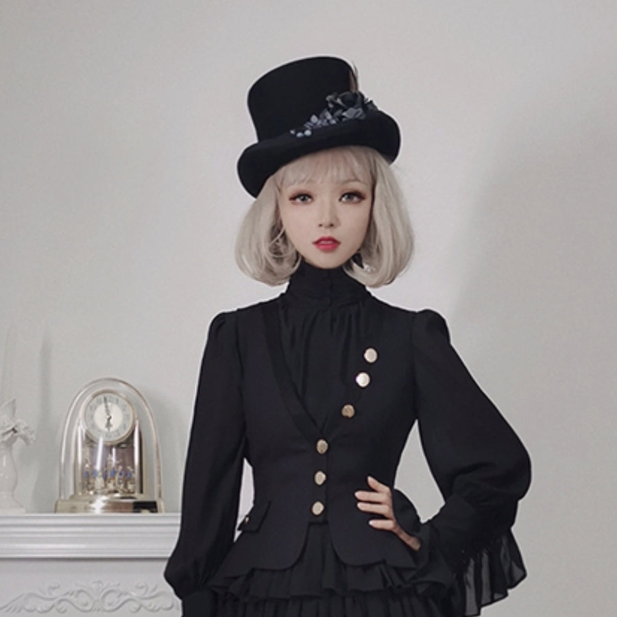 French Gothic Lolita Long-sleeved Shirt