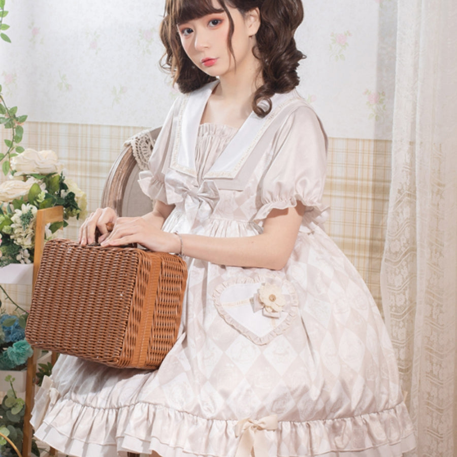 Alice Lovely and Soft Lolita Short Sleeve Dress