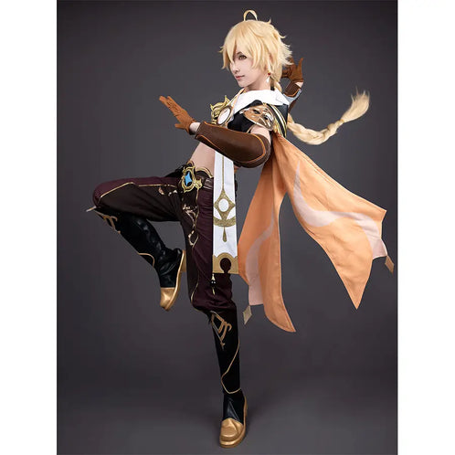 【CLEARANCE】Game Genshin Impact The Same Style of Aether Cosplay Costumes C00098 AAA