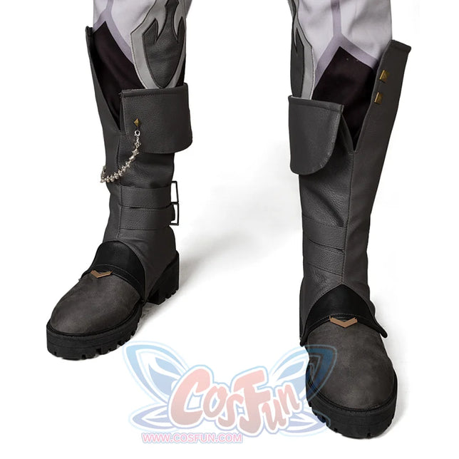 Ready To Ship Genshin Impact Tartaglia Childe Cosplay Costume/Shoes C07485 Aaa Men / Shoes-Cn 37