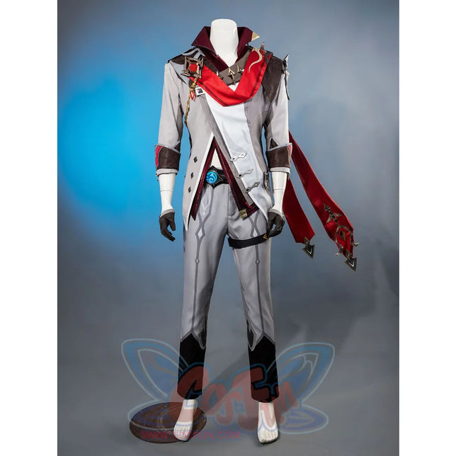 Ready To Ship Genshin Impact Tartaglia Childe Cosplay Costume/Shoes C07485 Aaa Men / Costume-S