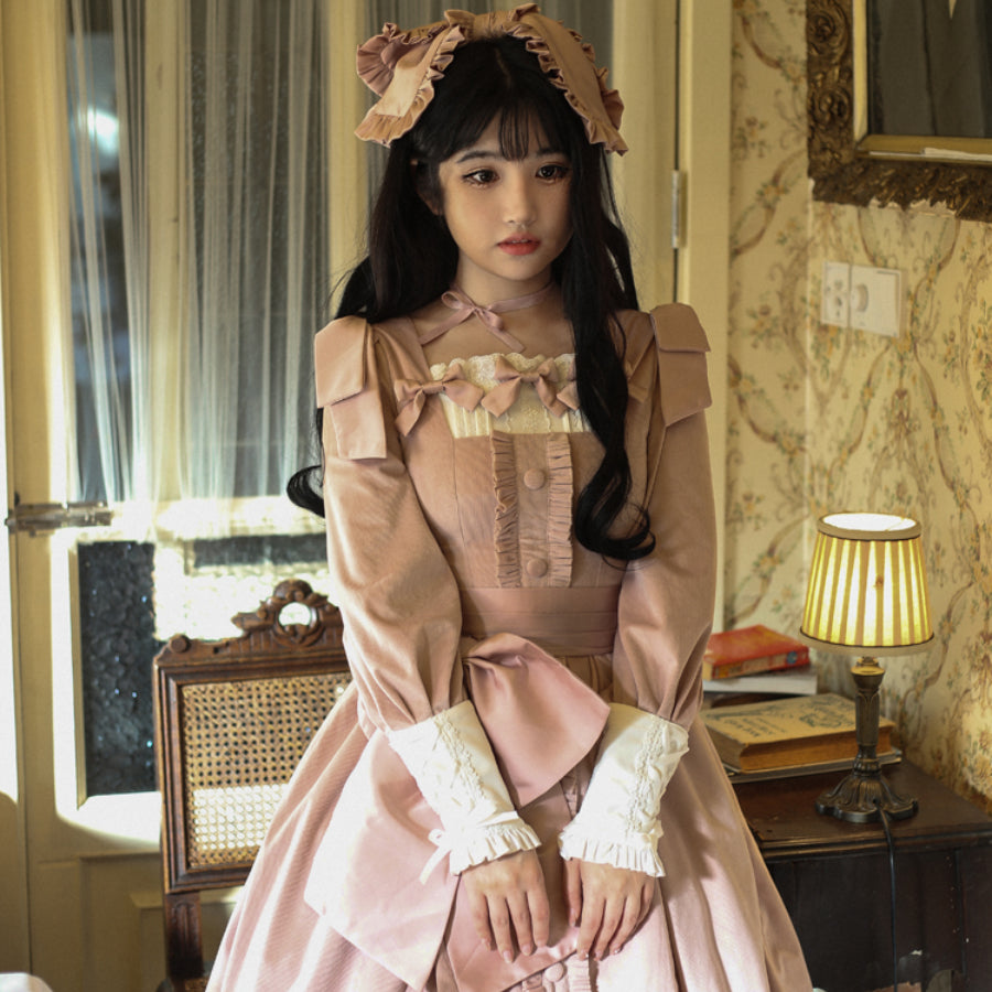 Lovely Elegant Lolita Large Size Slim Dress