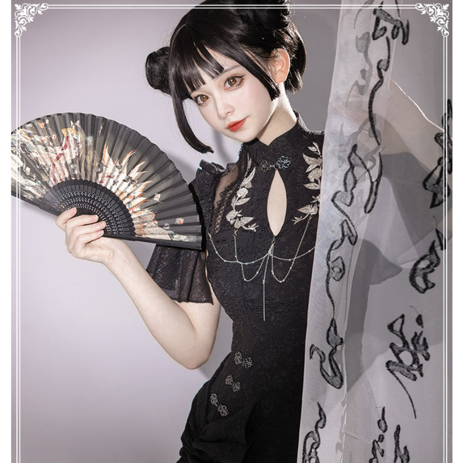 Chinese Elegant Classic Lolita Cheongsam Dress Sets