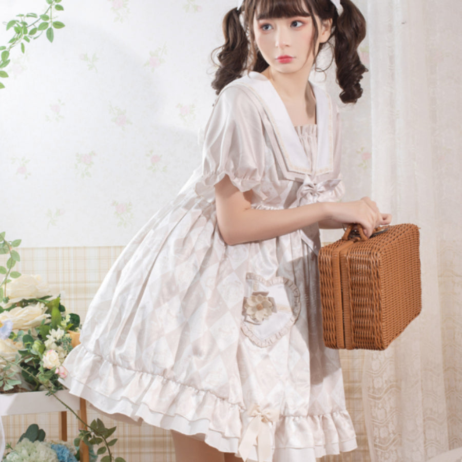 Alice Lovely and Soft Lolita Short Sleeve Dress