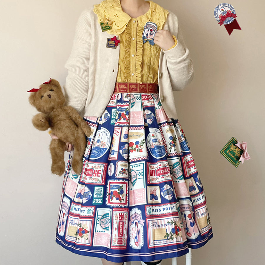 American Style Vintage Daily Lolita Skirt