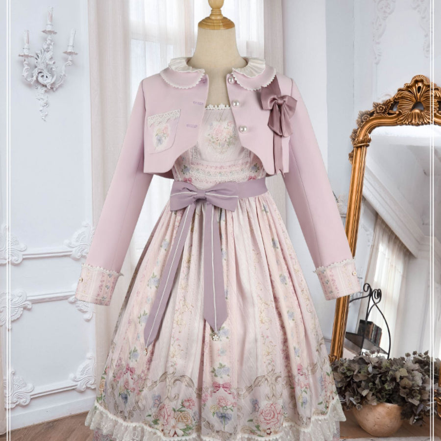 Daily Elegant Lolita A Line Jumper Skirt Sets