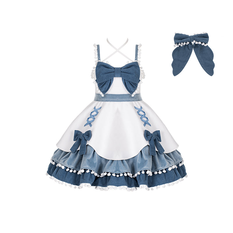 Winter Woolen Bow Sweet and Lovely Lolita Dress