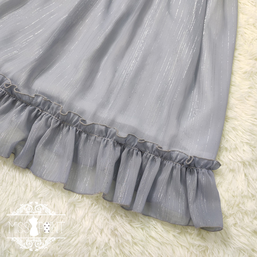 Vintage and Elegant French Chiffon Lolita Jumper Skirt