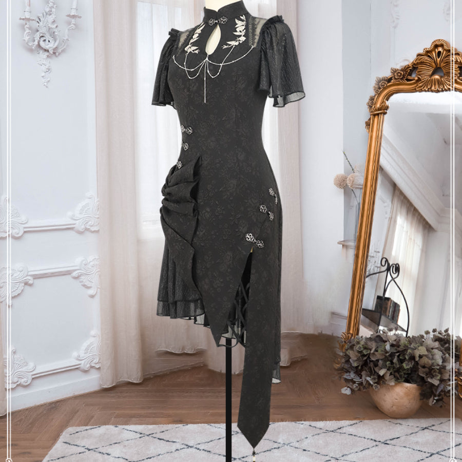 Chinese Elegant Classic Lolita Cheongsam Dress Sets