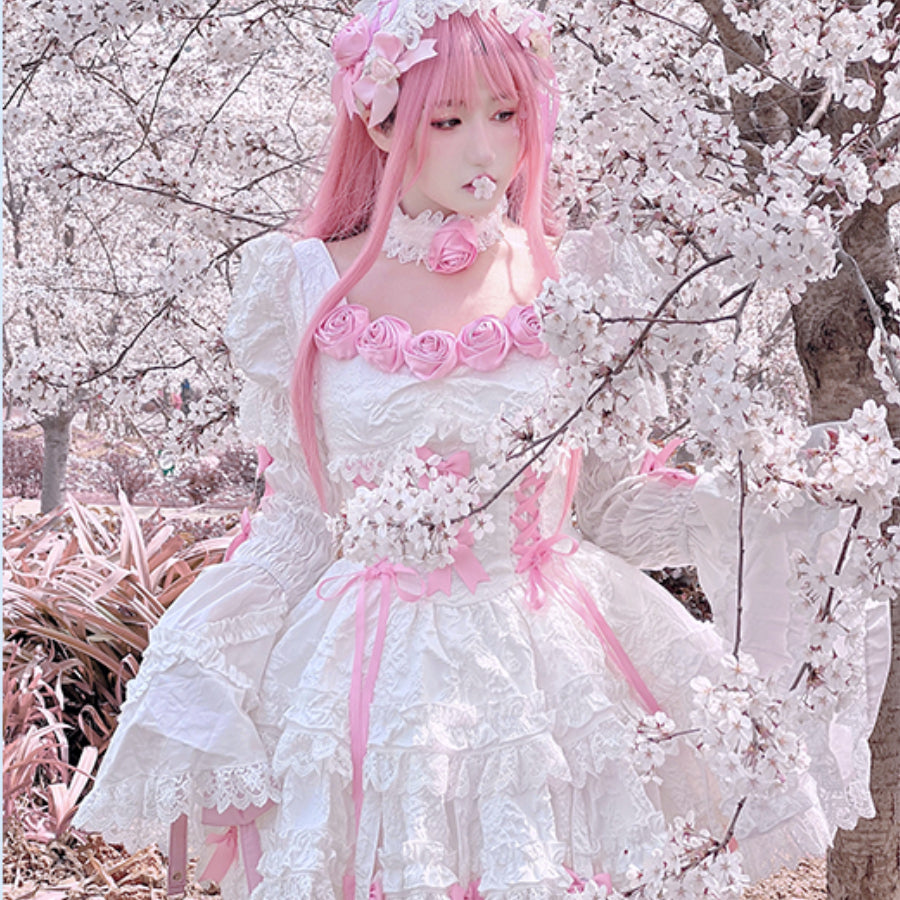 Original Fairy Sweet Lolita Short-sleeved Dress Sets