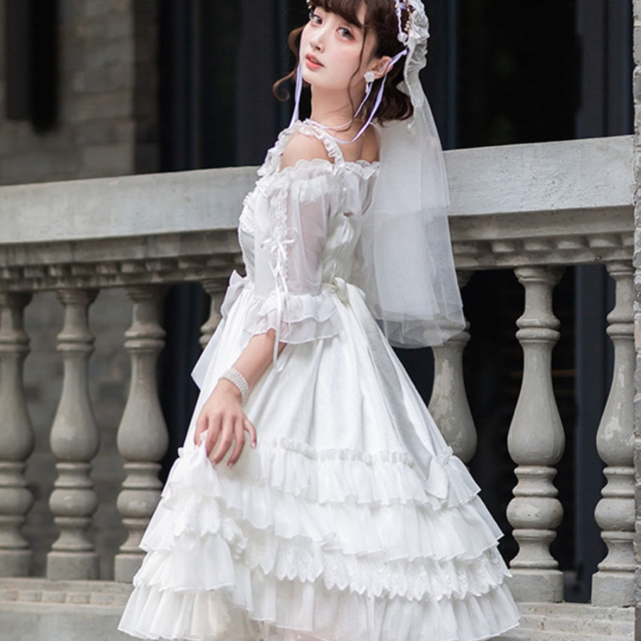 Elegant Lolita High Waist Jumper Skirt