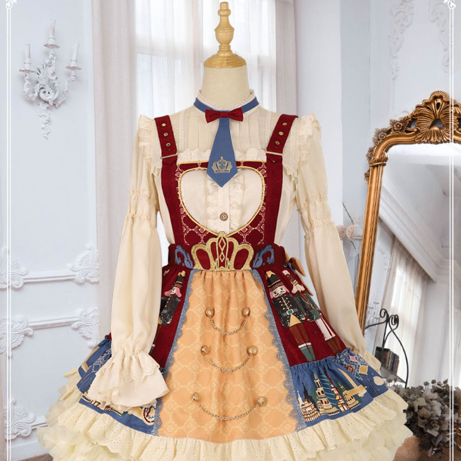 Christmas The Nutcracker Lolita Jumper Skirt Sets