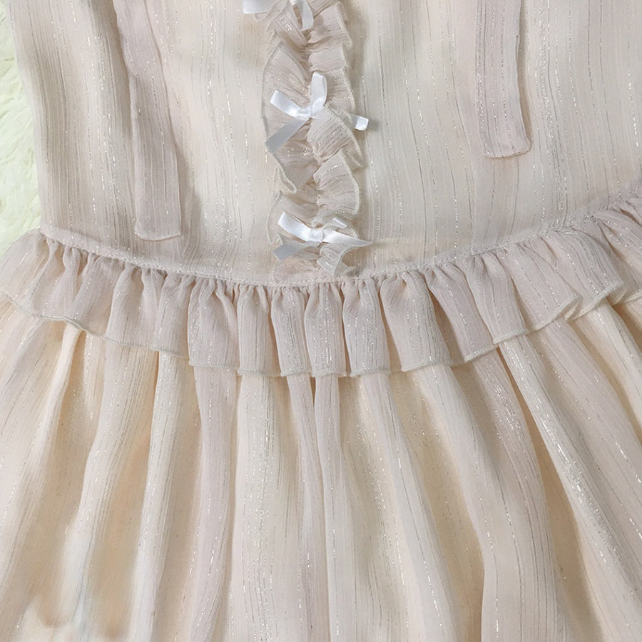 Vintage and Elegant French Chiffon Lolita Jumper Skirt