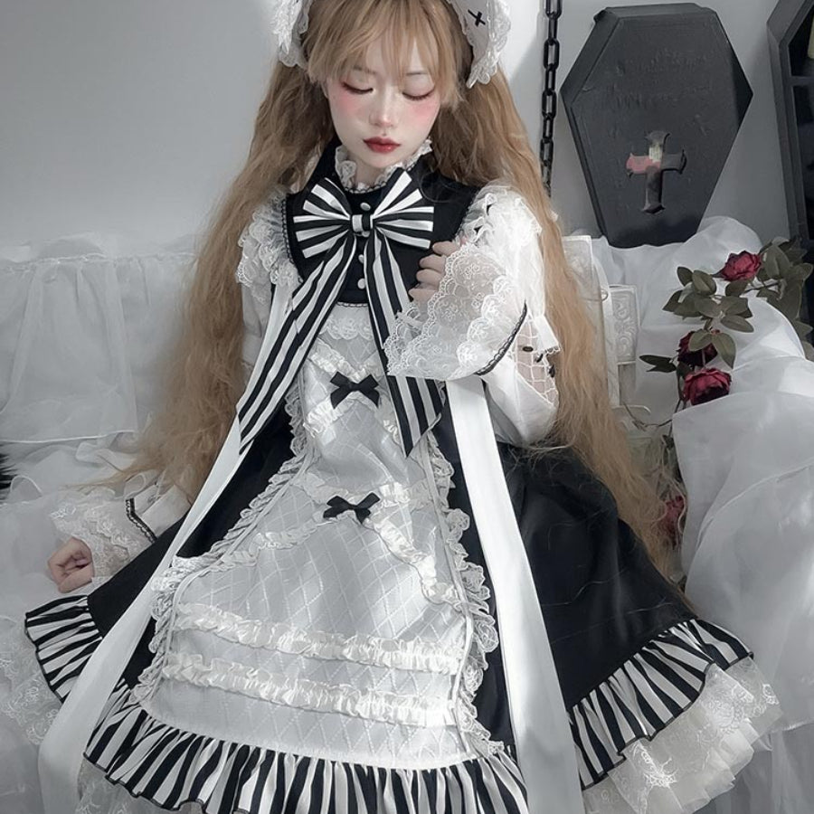 Magician Gothic Lolita Long-sleeved Dress S22496