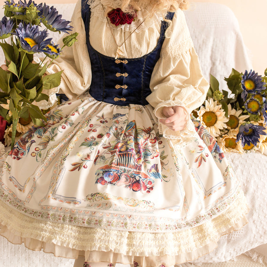 Bavaria Style Elegant Lolita Short Skirt