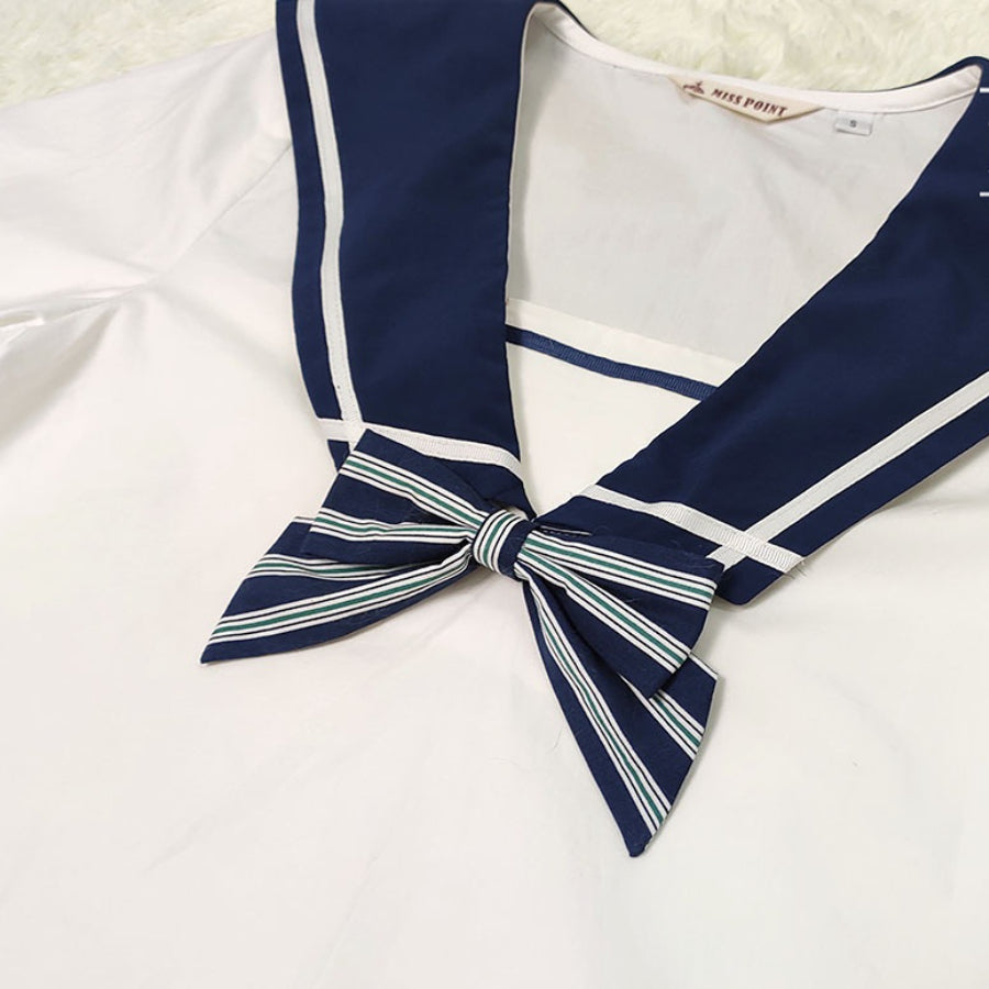 Summer Stripe Sailor Top and Skirt