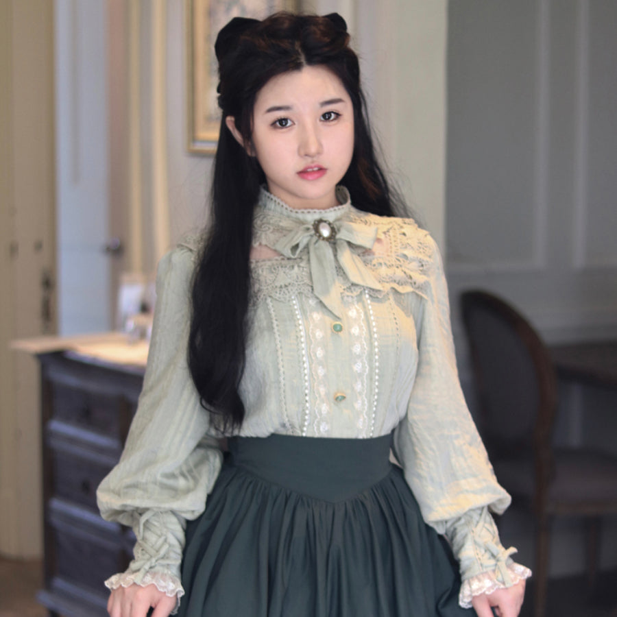 Daily Elegant Vintage Lolita Skirt and Shirt