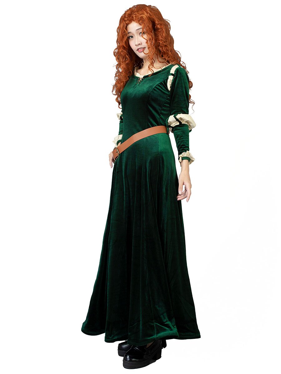 Brave Merida Cosplay Costumes Indigene Retro Dress Mp003883