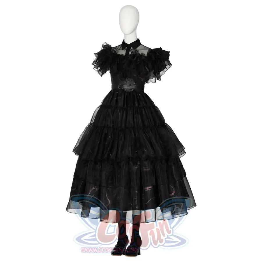 Wednesday Addams Cosplay Costume C07196