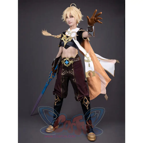 【CLEARANCE】Game Genshin Impact The Same Style of Aether Cosplay Costumes C00098 AAA