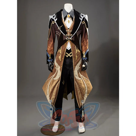 Ready To Ship Genshin Impact Zhongli Cosplay Costume/Shoes C07484 Aaa Men / Costume-S Costumes