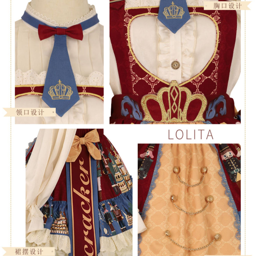 Christmas The Nutcracker Lolita Jumper Skirt Sets