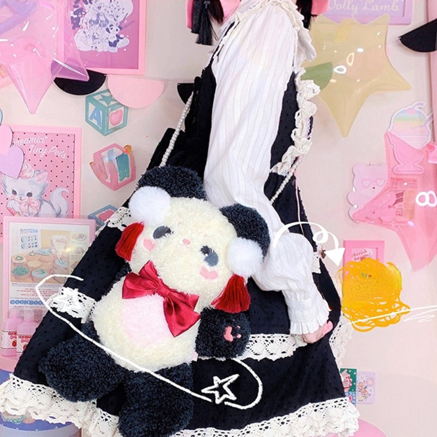 Chinese Lovely Lolita Panda Crossbody Bag