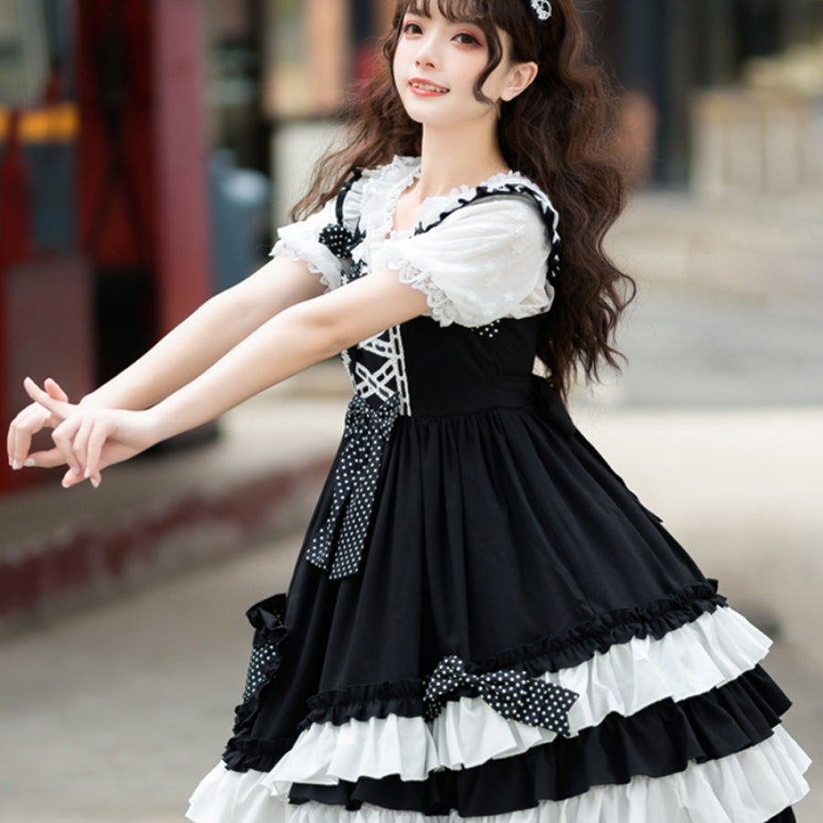 Daily Sweet and Cool Lolita Jumper Skirt