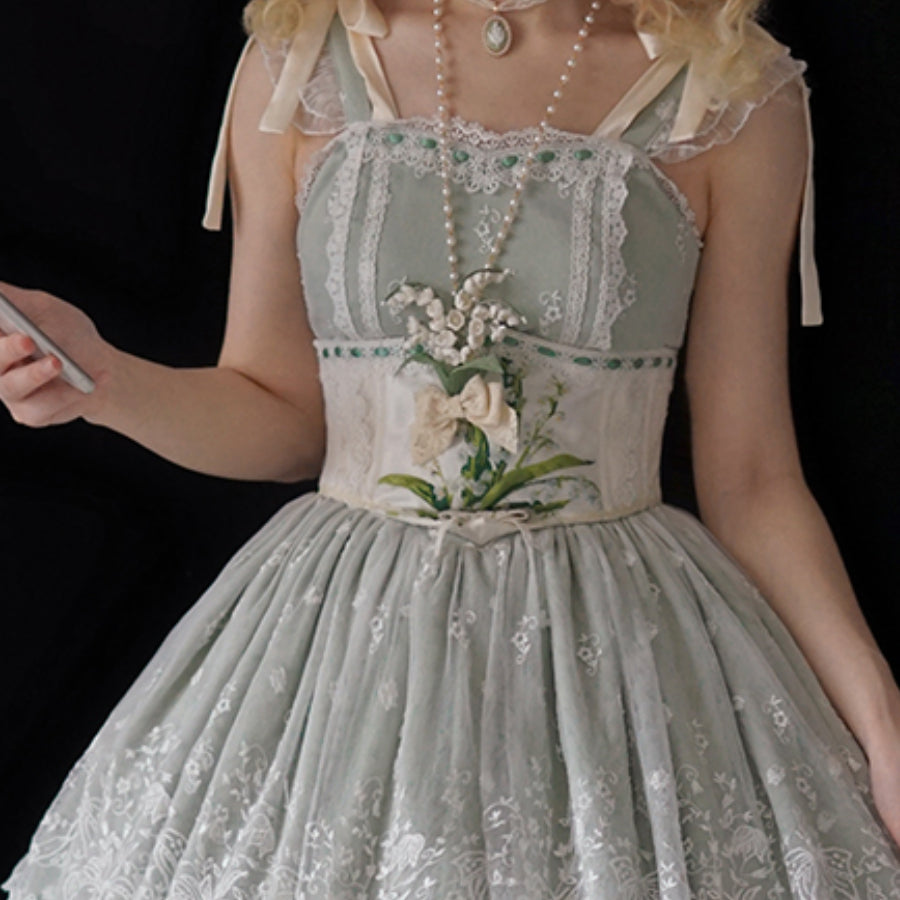 Lily of The Valley Elegant Lolita Corset