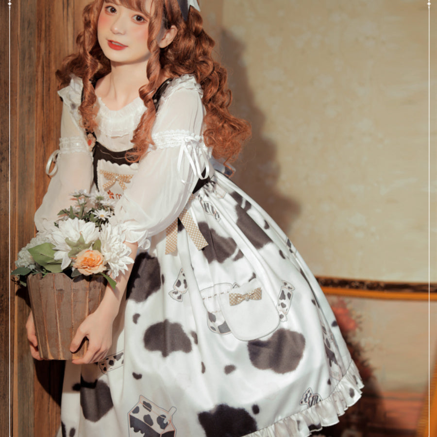 Sweet Caramel Daily Lovely Lolita Jumper Skirt