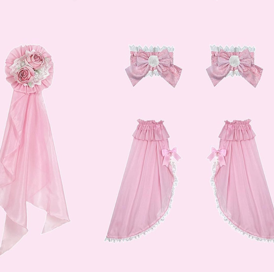 Original Sweet Fairy Rose Lolita Princess Dress Sets S22634