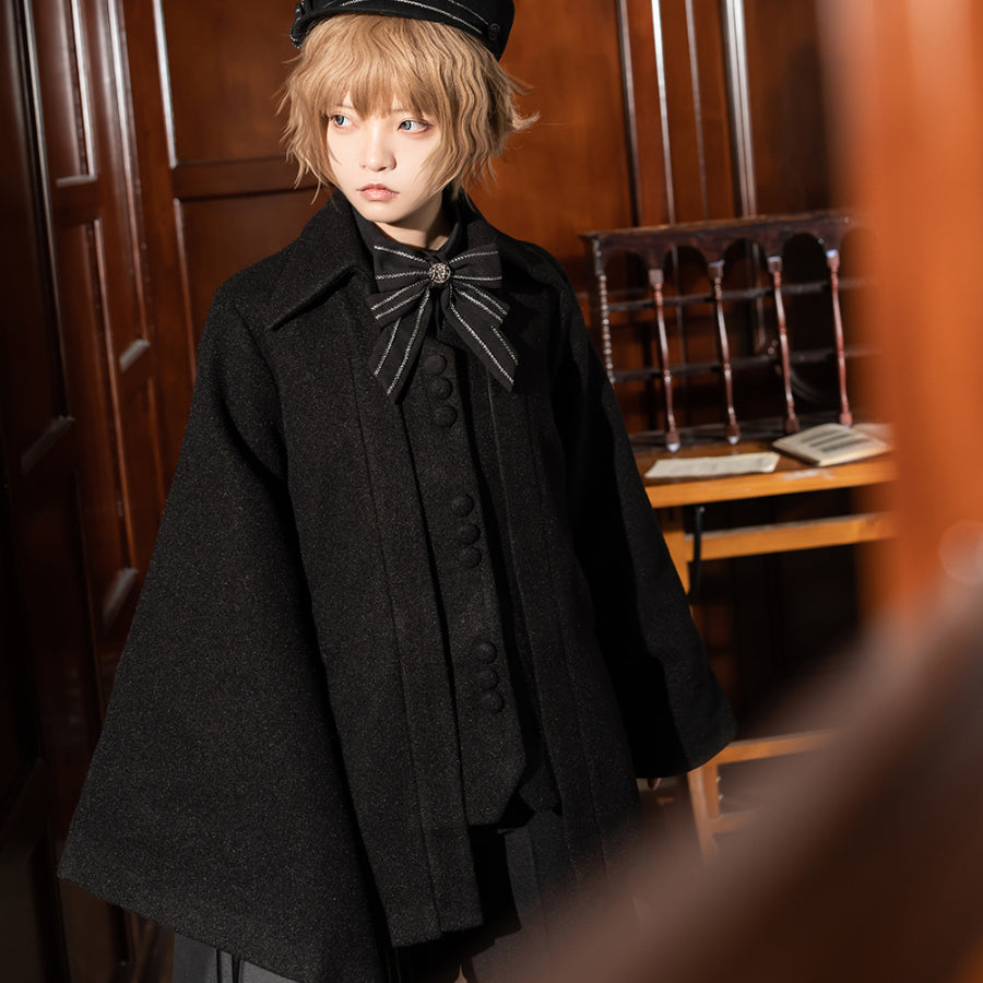 PRE-SALE Original Vintage Loose Prince Autumn Winter Woolen Coat