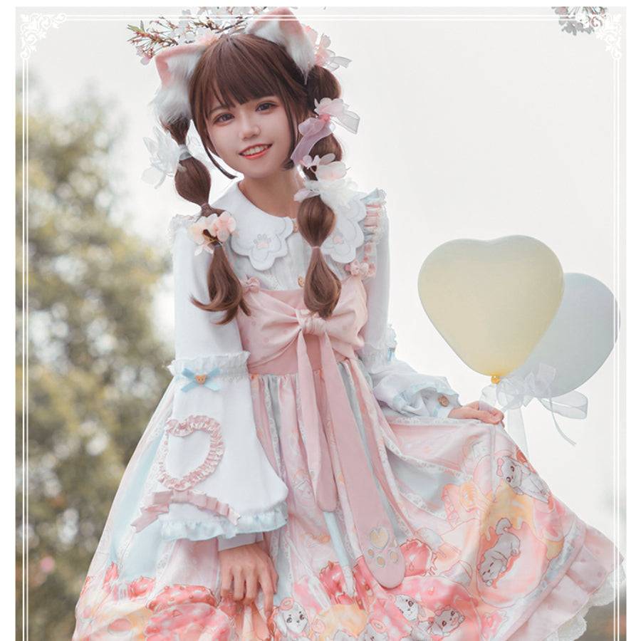 Sweet Daily Lolita Princess Jumper Skirt Sets