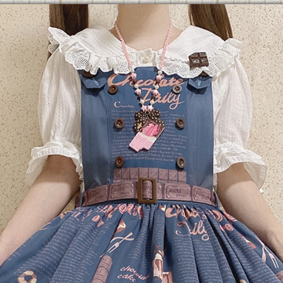 Chocolate Daily Sweet and Lovely Lolita Short Sleeve Shirt