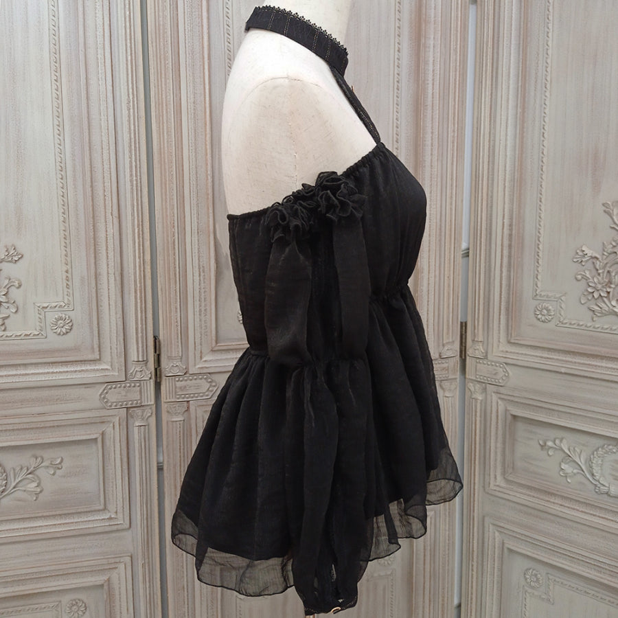 Egypt Style Lolita Thin Neck Shirt