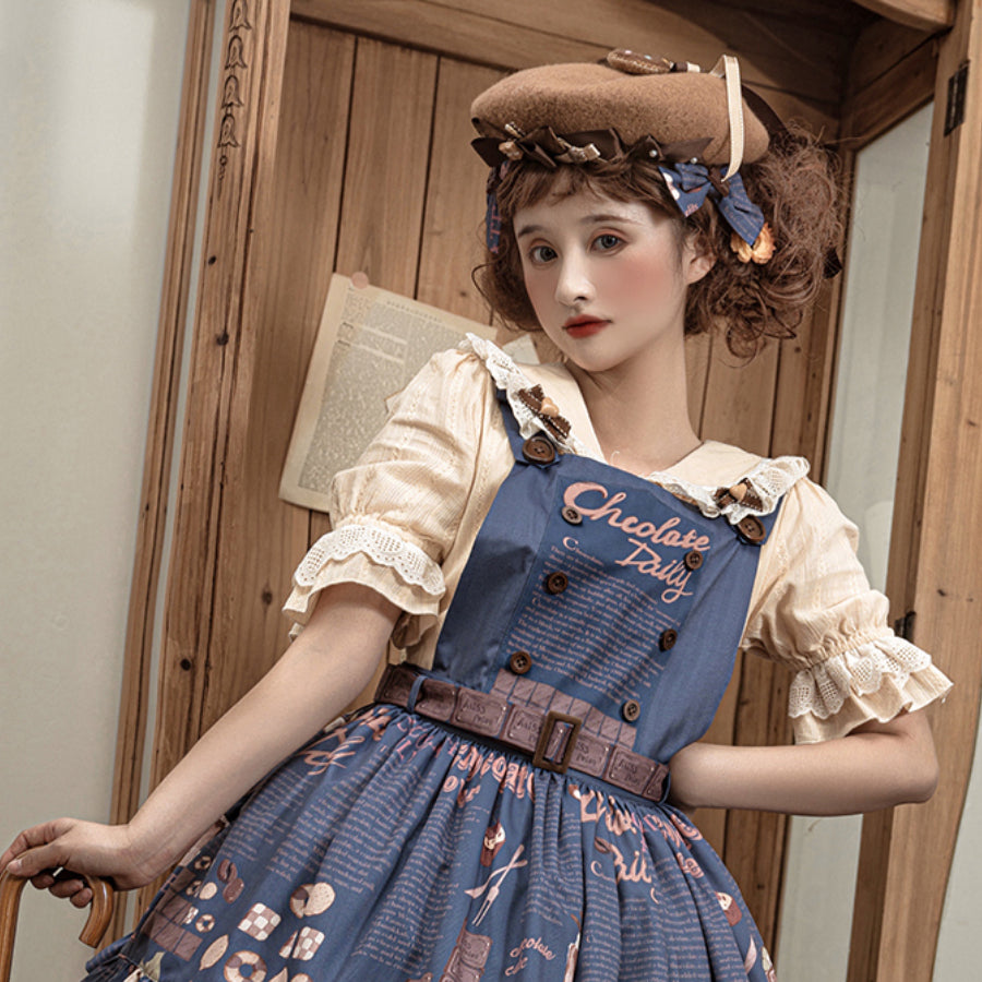 Chocolate Daily Sweet and Lovely Lolita Short Sleeve Shirt