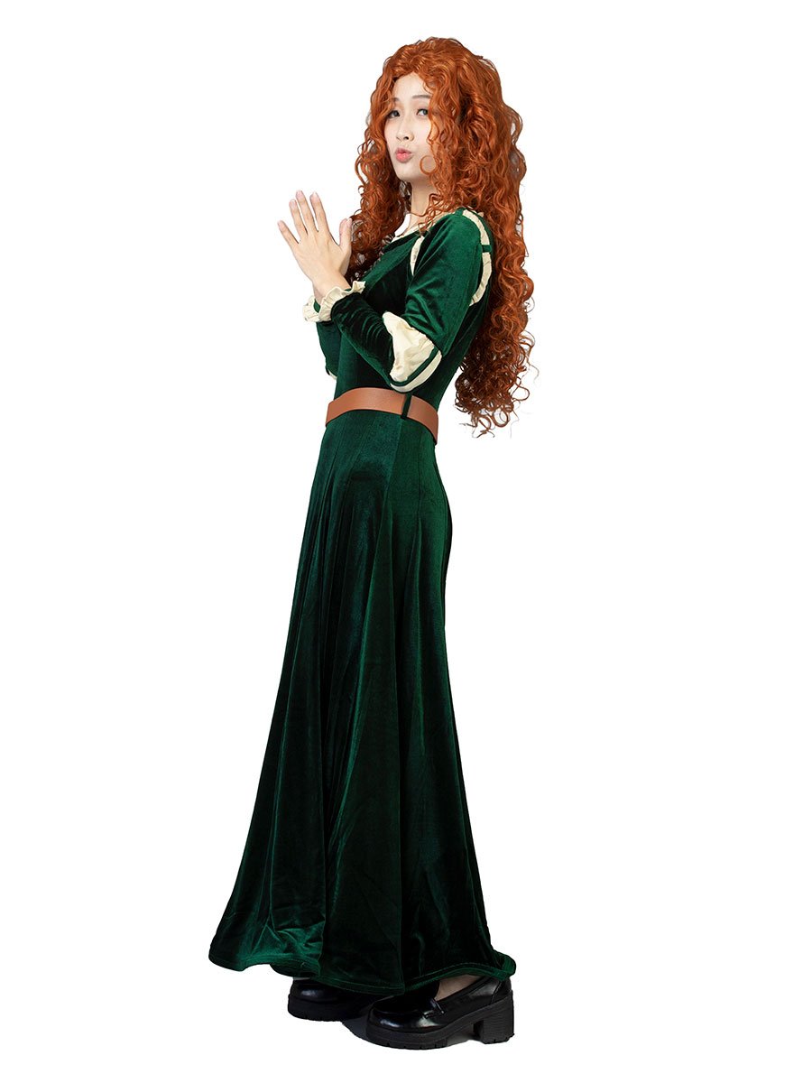 Brave Merida Cosplay Costumes Indigene Retro Dress Mp003883