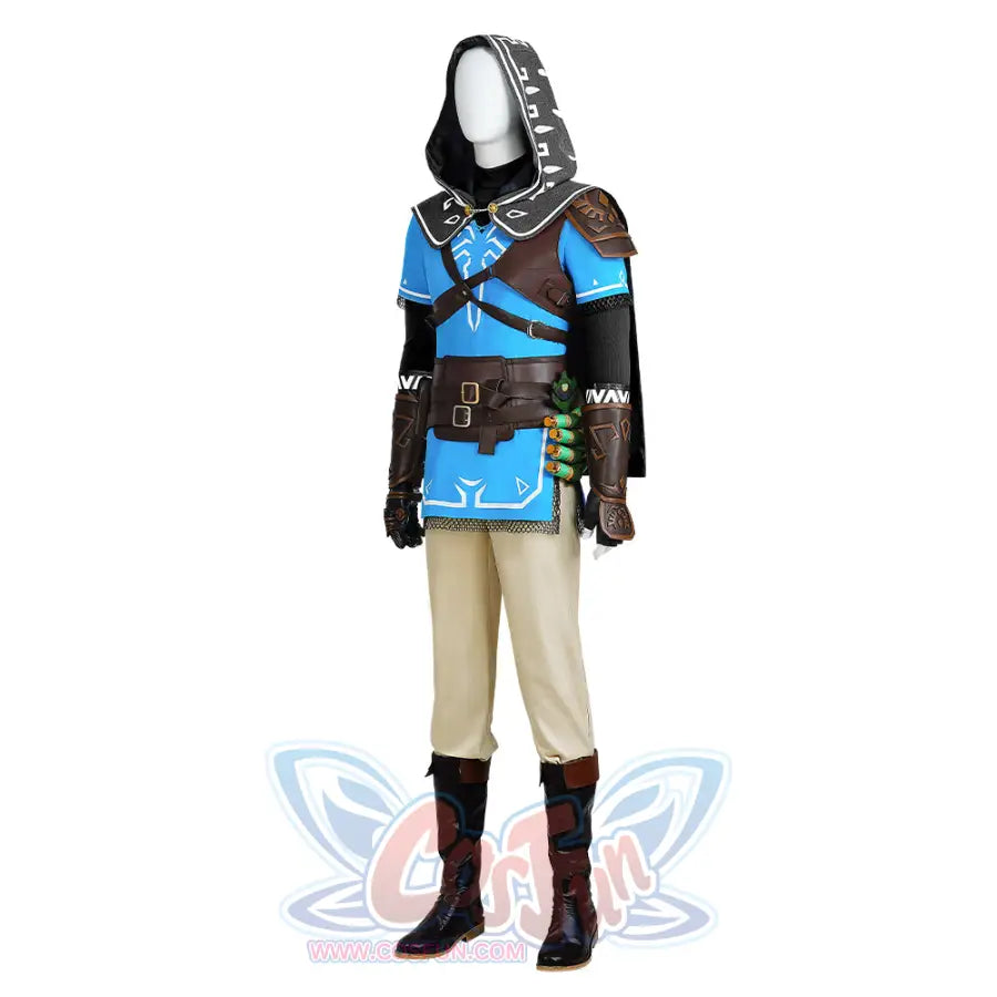 The Legend of Zelda: Tears of the Kingdom Link Cosplay Costume Upgraded Version C07302S