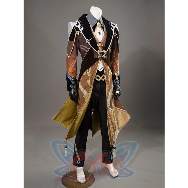 Ready To Ship Genshin Impact Zhongli Cosplay Costume/Shoes C07484 Aaa Costumes