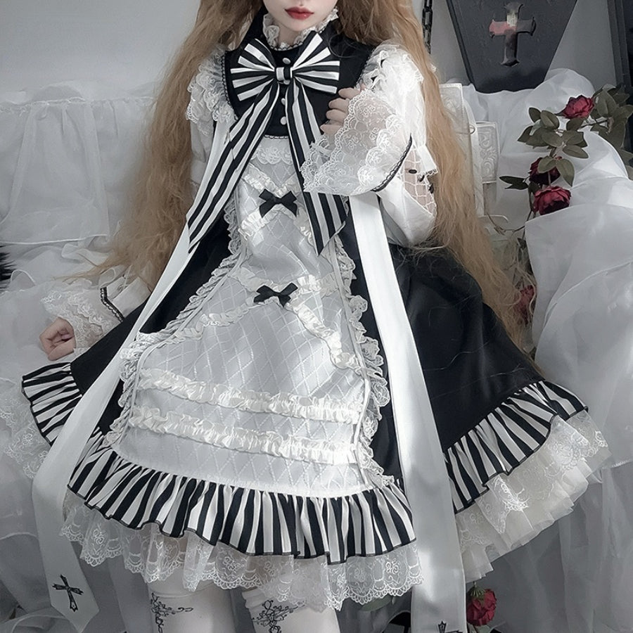 Magician Gothic Lolita Long-sleeved Dress S22496