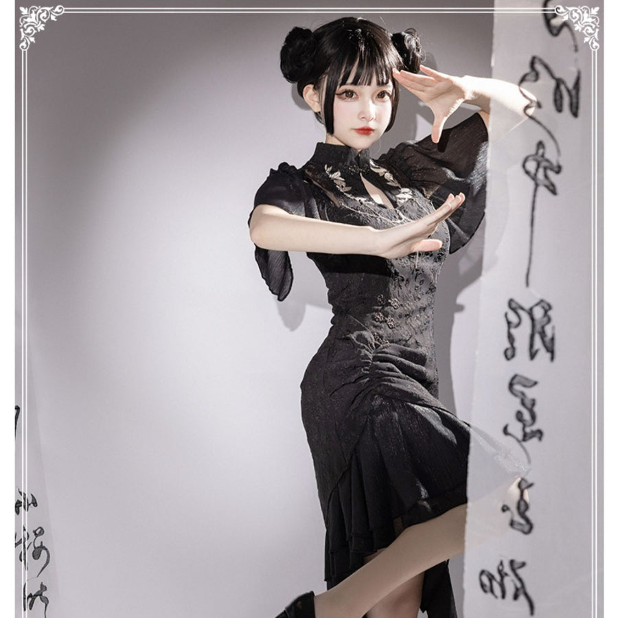 Chinese Elegant Classic Lolita Cheongsam Dress Sets