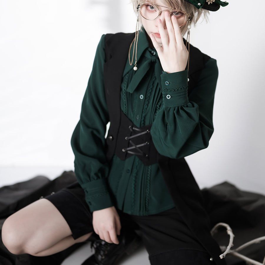 PRE-SALE Medieval Retro Dark Handsome Lolita Long Vest