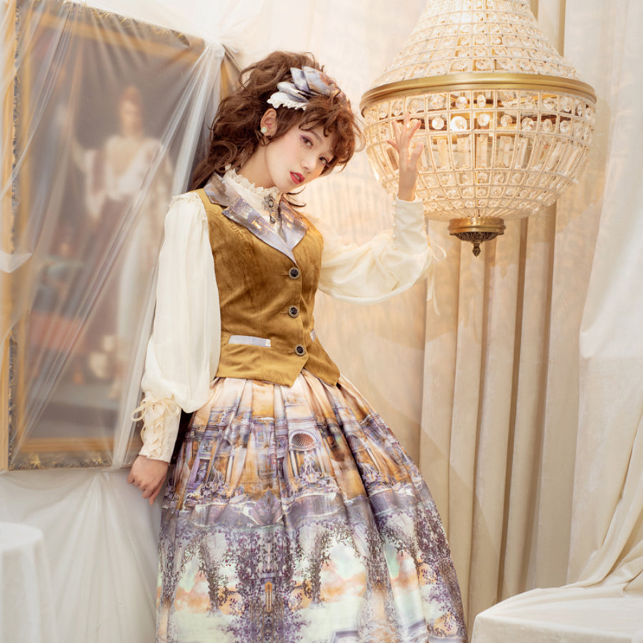 Spring Autumn Elegant Lolita Long Skirt