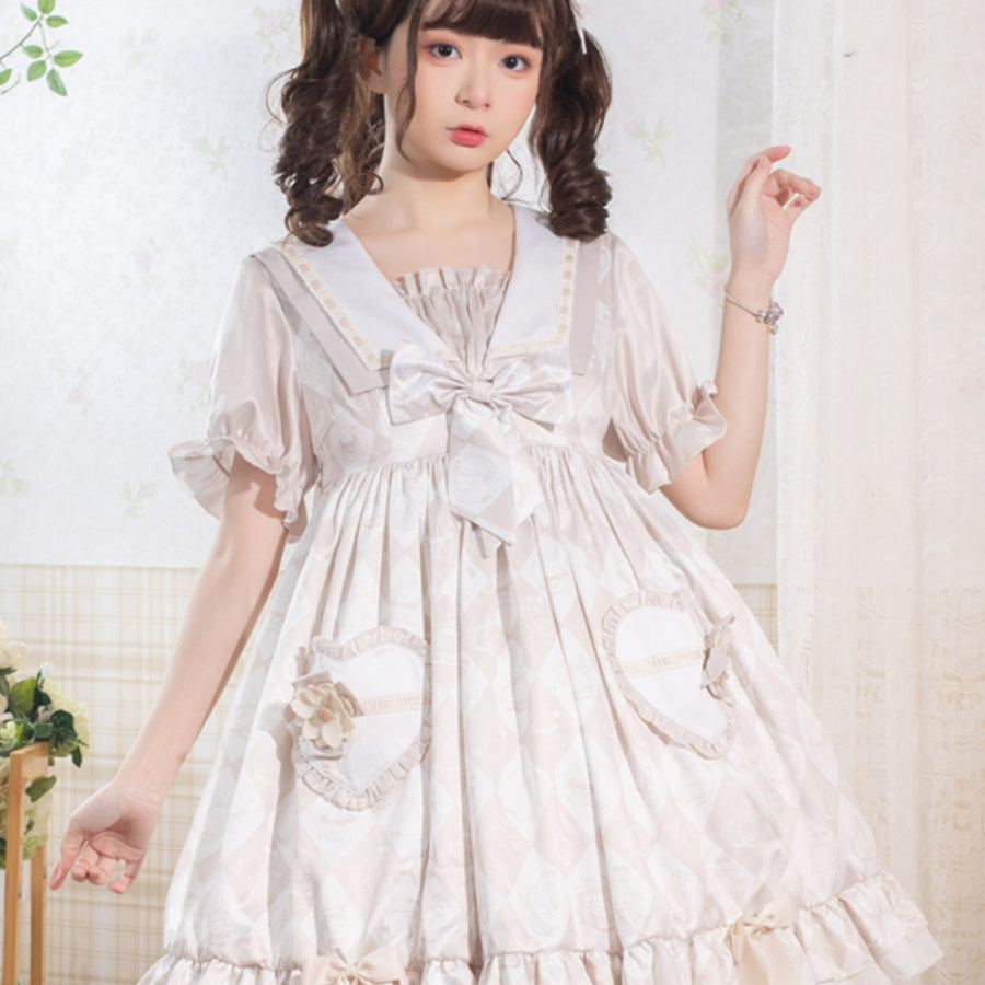 Alice Lovely and Soft Lolita Short Sleeve Dress