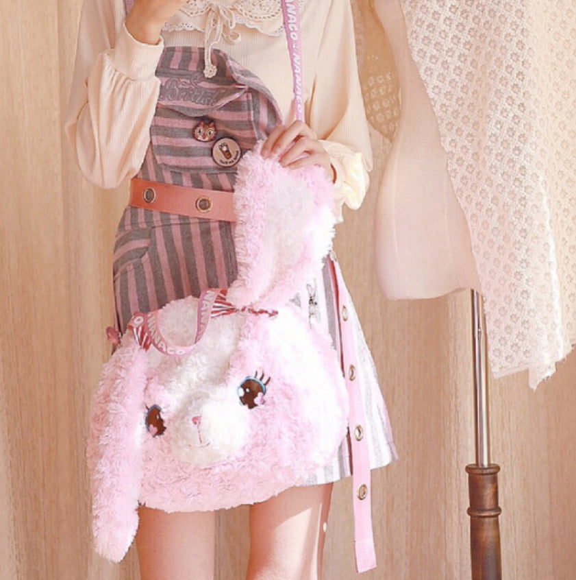 Lovely Lolita Rabbit Woolen Crossbody Bag